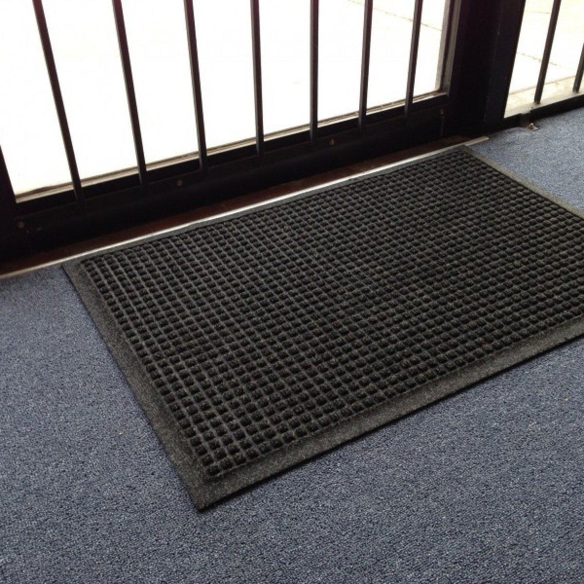3'x3' Waterhog Fashion Entrance Indoor/Outdoor Heavy Duty Square Floor Mat 